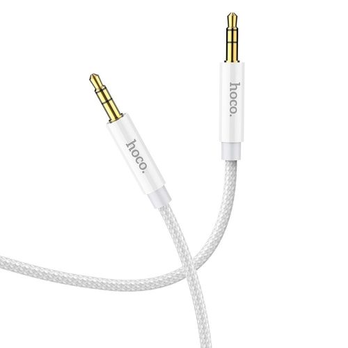 HOCO kábel AUX Jack 3,5 mm to Jack 3,5 mm UPA19 1 m ezüst