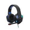 ART vezetékes fejhallgató gaming Jack 3,5 mm / USB A mikrofonnal G11 fekete