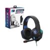 ART vezetékes fejhallgató gaming Jack 3,5 mm / USB A mikrofonnal G11 fekete