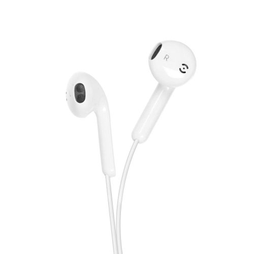 Wire earphones Lightning Forcell F-Audio HR-ME25 white