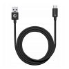Cable USB A to USB C Forcell F-Energy 2,1A Tube 1 m C319 czarny
