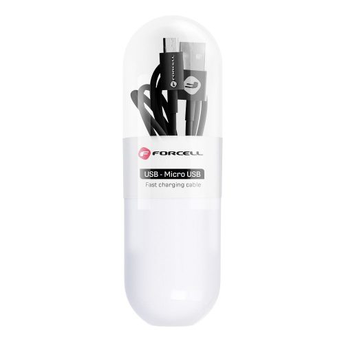 CELL C321 kábel USB A - Micro USB 2,4A TUBE 1 m fekete