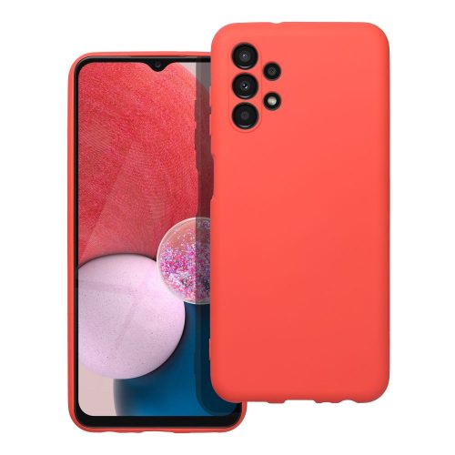 SILICONE tok SAMSUNG A13 4G készülékhez, barack színben
