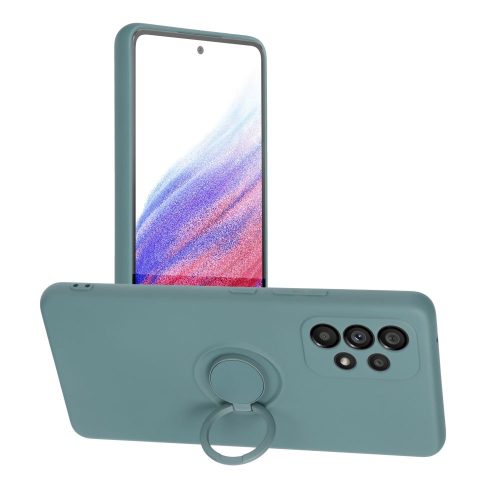 SILICONE RING tok SAMSUNG A53 5G zöld színben