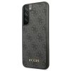GUESS tok SAMSUNG S22 készülékhez GUHCS22SG4GFGR (4G Metal arany Logo) szürke
