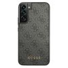 GUESS tok SAMSUNG S22 készülékhez GUHCS22SG4GFGR (4G Metal arany Logo) szürke