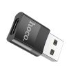 Adapter OTG USB A to USB C Hoco UA17 black