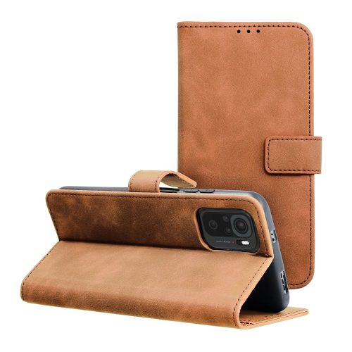 TENDER könyvtok XIAOMI redmi Note 11 Pro / 11 Pro 5G telefonhoz, barna