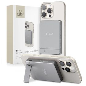   TECH-PROTECT PB14 LIFEMAG MAGSAFE töltőbank 5000MAH űrszürke