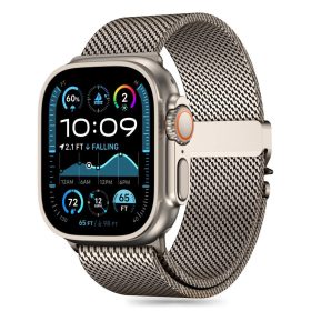   TECH-PROTECT MILANO Apple Watch 8/9/10/11/SE/ULTRA készülékhez Titanium védőtok (44/45/46/49 mm)