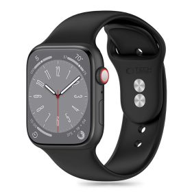  TECH-PROTECT szilikon tok Apple Watch 8 / 9 / 10 / 11 / SE / ULTRA készülékhez (44 / 45 / 46 / 49 MM) fekete