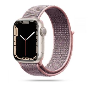   TECH-PROTECT NYLON Apple Watch készülékhez tok (8/9/10/11/SE, 40/41/42 mm) rózsaszín homok