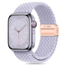   TECH-PROTECT NYLONMAG Apple Watch 8/9/10/11/SE (40/41/42 MM) készülékhez védőtok, ibolya