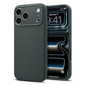   SPIGEN LIQUID AIR iPhone 17 Pro Max készülékhez tok abyss zöld