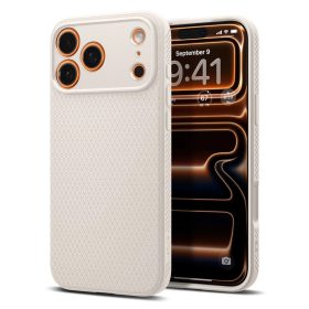   SPIGEN LIQUID AIR iPhone 17 Pro Max tok készülékhez – Természetes titánium