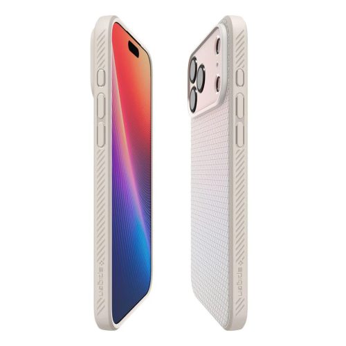 SPIGEN LIQUID AIR iPhone 17 Pro Max tok készülékhez – Természetes titánium