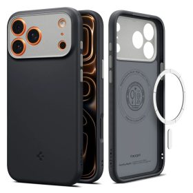   SPIGEN Nano Pop Mag MagSafe iPhone 17 Pro Max tok készülékhez fekete szezám