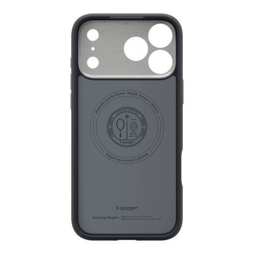 SPIGEN Nano Pop Mag MagSafe iPhone 17 Pro Max tok készülékhez fekete szezám