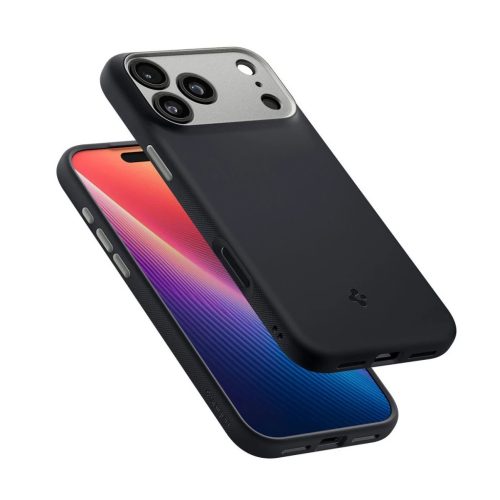 SPIGEN Nano Pop Mag MagSafe iPhone 17 Pro Max tok készülékhez fekete szezám