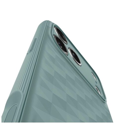 SPIGEN PARALLAX "S" MAG MAGSAFE iPhone 17 Pro Max készülékhez tok zsályazöld