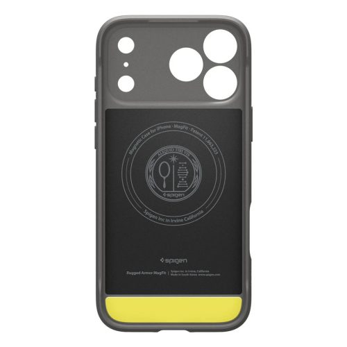 SPIGEN RUGGED ARMOR MAG MAGSAFE iPhone 17 Pro Max készülékhez tok szürke