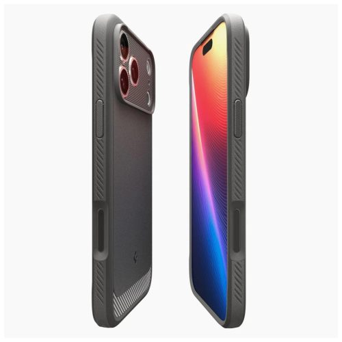 SPIGEN RUGGED ARMOR MAG MAGSAFE iPhone 17 Pro Max készülékhez tok szürke