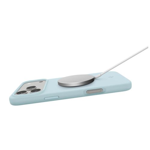 SPIGEN SILICONE FIT MAG MAGSAFE iPhone 17 Pro Max készülékhez tok Mute kék
