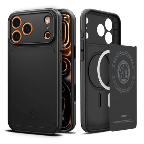 SPIGEN THIN FIT MAG MAGSAFE iPhone 17 Pro Max készülékhez tok fekete