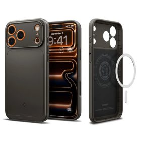   SPIGEN THIN FIT MAG MAGSAFE iPhone 17 Pro Max készülékhez tok fegyveracél-szürke