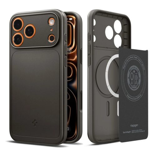 SPIGEN THIN FIT MAG MAGSAFE iPhone 17 Pro Max készülékhez tok fegyveracél-szürke