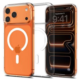   SPIGEN Liquid Crystal MAG MagSafe iPhone 17 Pro Max tok készülékhez, átlátszó/fehér