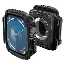   SPIGEN RUGGED ARMOR Apple Watch 10/11 (42 MM) készülékhez tok, matt fekete