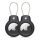 TECH-PROTECT ROUGH VEIN AirTag tok 2-PACK APPLE AIRTAG készülékhez 1/2 fekete