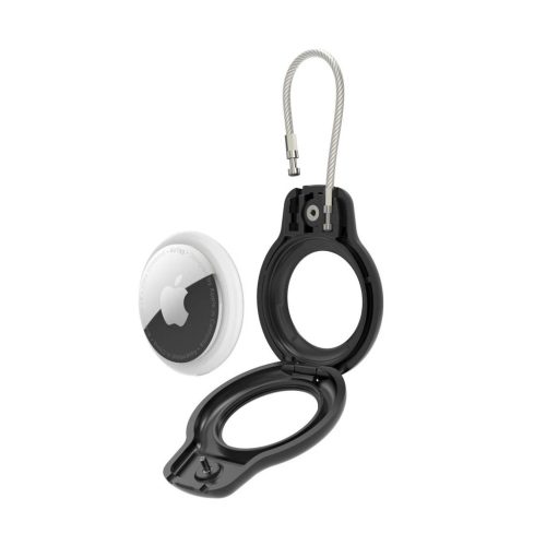 TECH-PROTECT ROUGH VEIN AirTag tok 2-PACK APPLE AIRTAG készülékhez 1/2 fekete