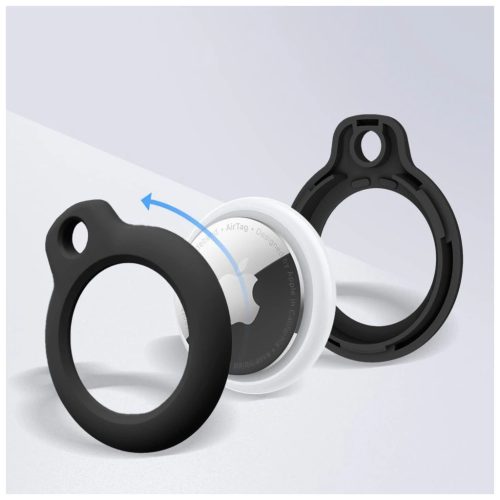 TECH-PROTECT ROUGH 2-PACK védőtok APPLE AIRTAG készülékhez fekete