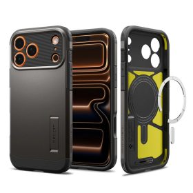   SPIGEN TOUGH ARMOR “T” MAG MAGSAFE iPhone 17 Pro Max készülékhez tok gunmetal szürke