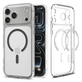   SPIGEN ULTRA HYBRID MAG MAGSAFE iPhone 17 Pro Max tok készülékhez átlátszó/grafit