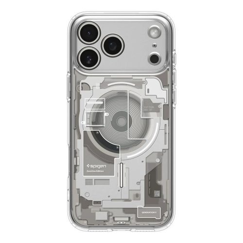 SPIGEN Ultra Hybrid Mag MagSafe iPhone 17 Pro Max készülékhez tok ZERO ONE Natural Titanium