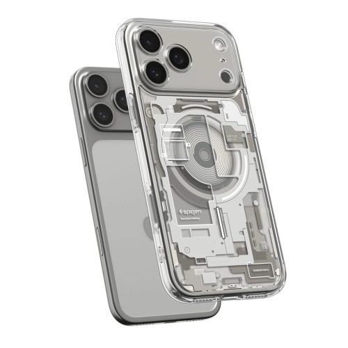 SPIGEN Ultra Hybrid Mag MagSafe iPhone 17 Pro Max készülékhez tok ZERO ONE Natural Titanium