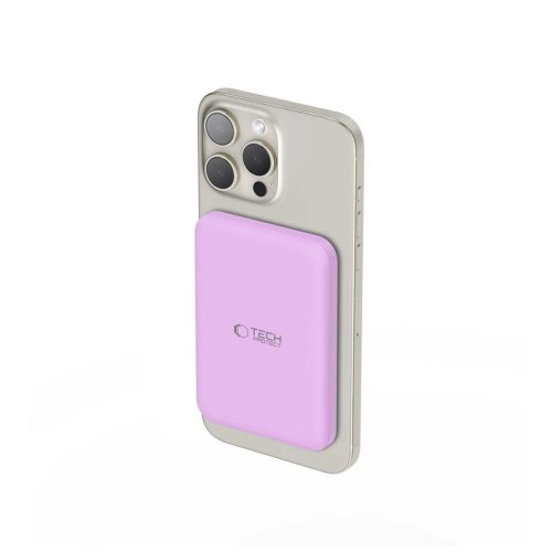 TECH-PROTECT PB10 LIFEMAG MagSafe töltőbank 5000mAh lila