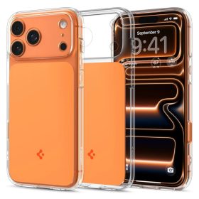   SPIGEN ULTRA HYBRID "T" MAG MAGSAFE iPhone 17 Pro Max készülékhez tok Glossy narancs