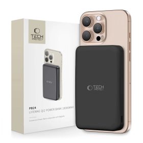   TECH-PROTECT PB24 LIFEMAG QI2 MAGSAFE HORDOZHATÓ TÖLTŐ 10000MAH fekete