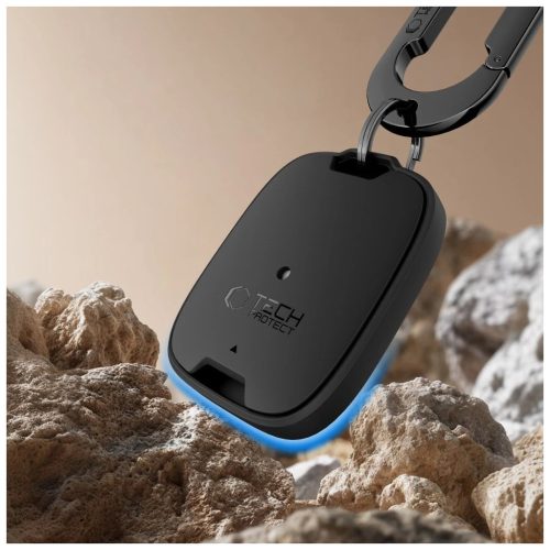 TECH-PROTECT VELAR Apple AirTag készülékhez védőtok 1/2 fekete