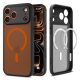 SPIGEN ULTRA HYBRID MAG MAGSAFE iPhone 17 Pro Max készülékhez tok – FROST – fekete/narancs