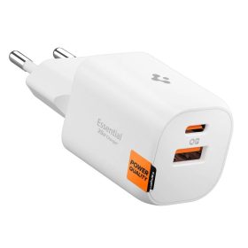   SPIGEN ESSENTIAL EE352EU 2-PORT HÁLÓZATI TÖLTŐ 35W fehér