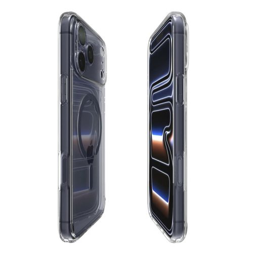 SPIGEN ULTRA HYBRID MAG MAGSAFE iPhone 17 Pro Max tok készülékhez – átlátszó / mélykék