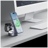 TECH-PROTECT QI2.2-25W-A48 3IN1 MAGNETIC MAGSAFE vezeték nélküli töltő sötétszürke