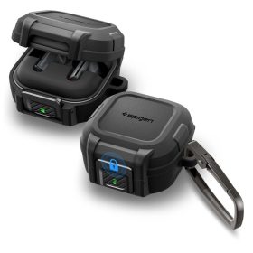   SPIGEN LOCK FIT tok Samsung Galaxy Buds 4 és 4 Pro készülékhez matt fekete