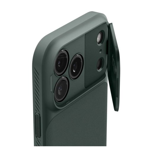 SPIGEN Optik Armor Mag MagSafe tok iPhone 17 Pro Max készülékhez, mélyzöld