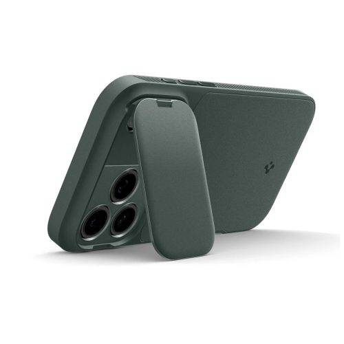 SPIGEN Optik Armor Mag MagSafe tok iPhone 17 Pro Max készülékhez, mélyzöld